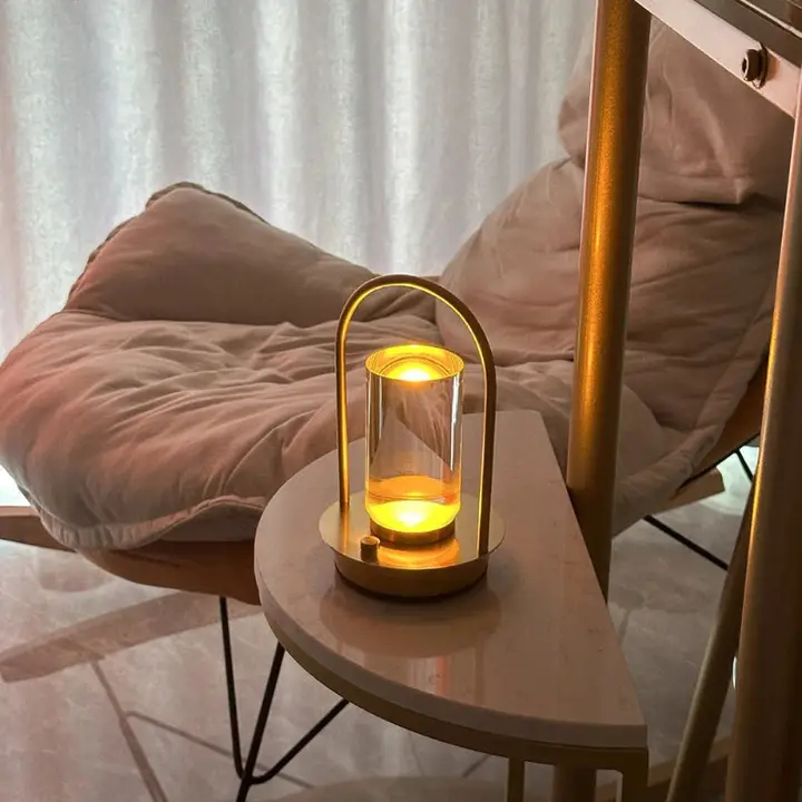 lampe portable cristal