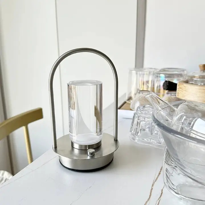 lampe portable cristal